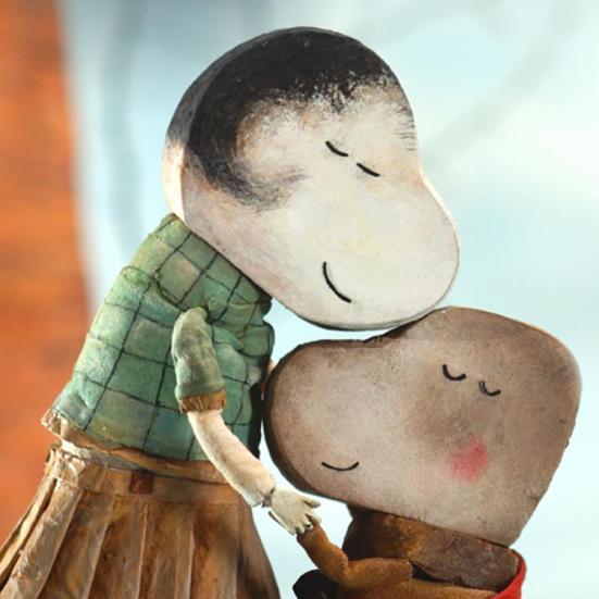 Artwork for Børnebiffen med to mumi-figurer