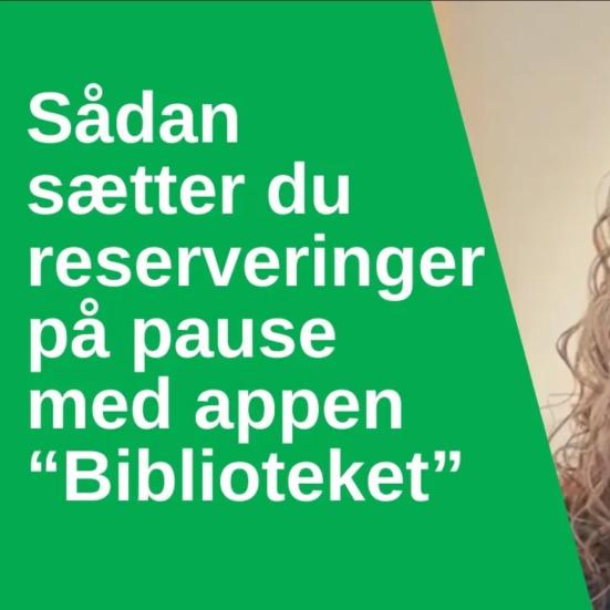Navnet på videoguiden og et billede af den kvindelige formidler, der har lavetbag videoen
