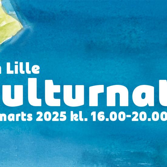 Årets Plakat for Den Lille Kulturnat 14. marts 2025 kl. 16-20