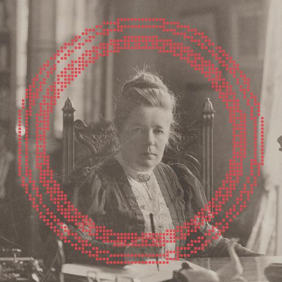 selma lagerlöf ved skrivebord