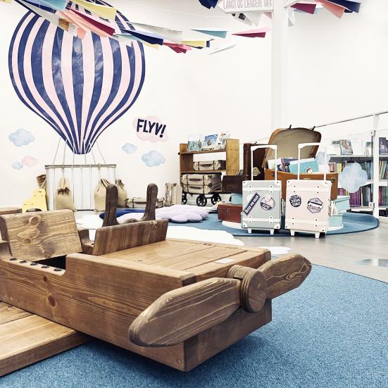 Legefly i legeudstillingen FLYV