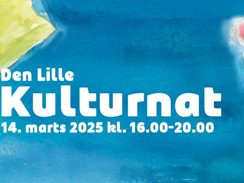 Årets Plakat for Den Lille Kulturnat 14. marts 2025 kl. 16-20