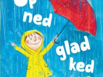 Forside fra bogen Op Ned Glad Ked - gæt en følelse