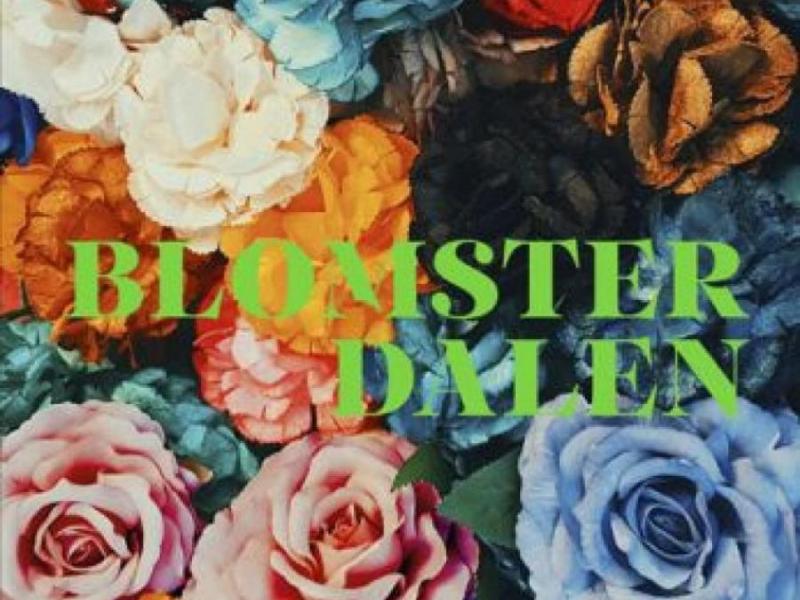 Cover til Niviaq Korneliussens bog 'Blomsterdalen' med roser i forskellige farver.