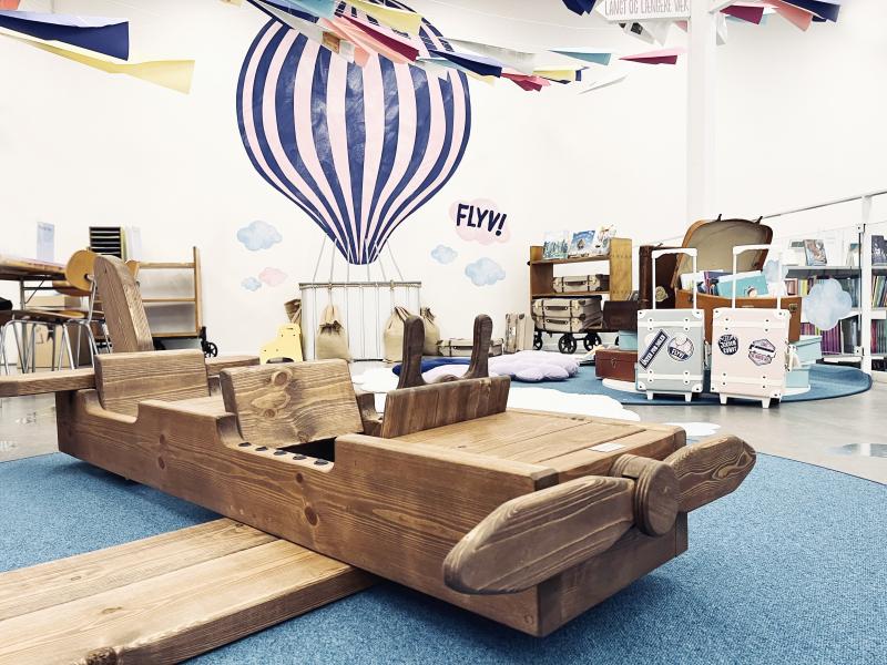 Legefly i legeudstillingen FLYV