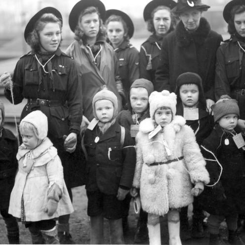  Finnebørnenes ankomst, 1941. 