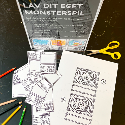 Skiltmedtekst:lavditegetmonsterkortspil