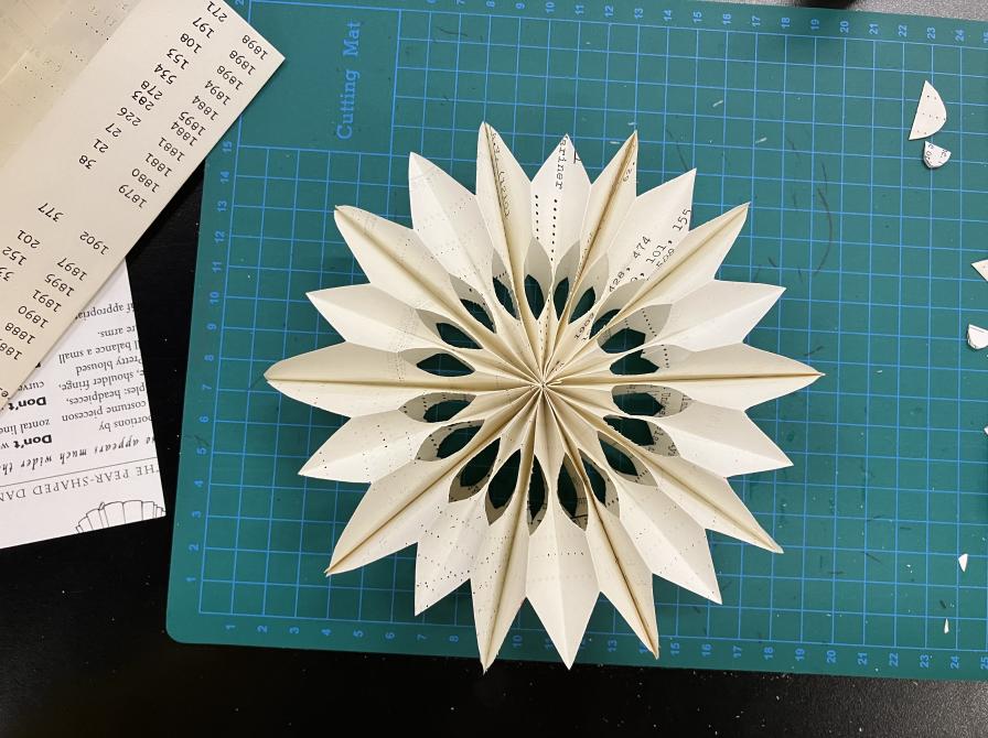 Julestjerne af papir