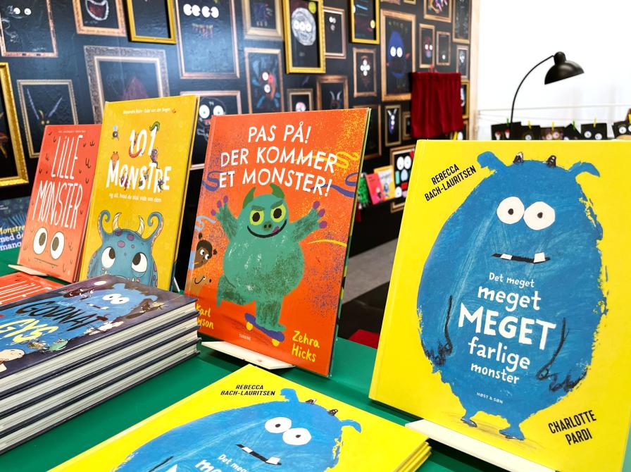 Billede af monsterbøger for de 3-6-årige