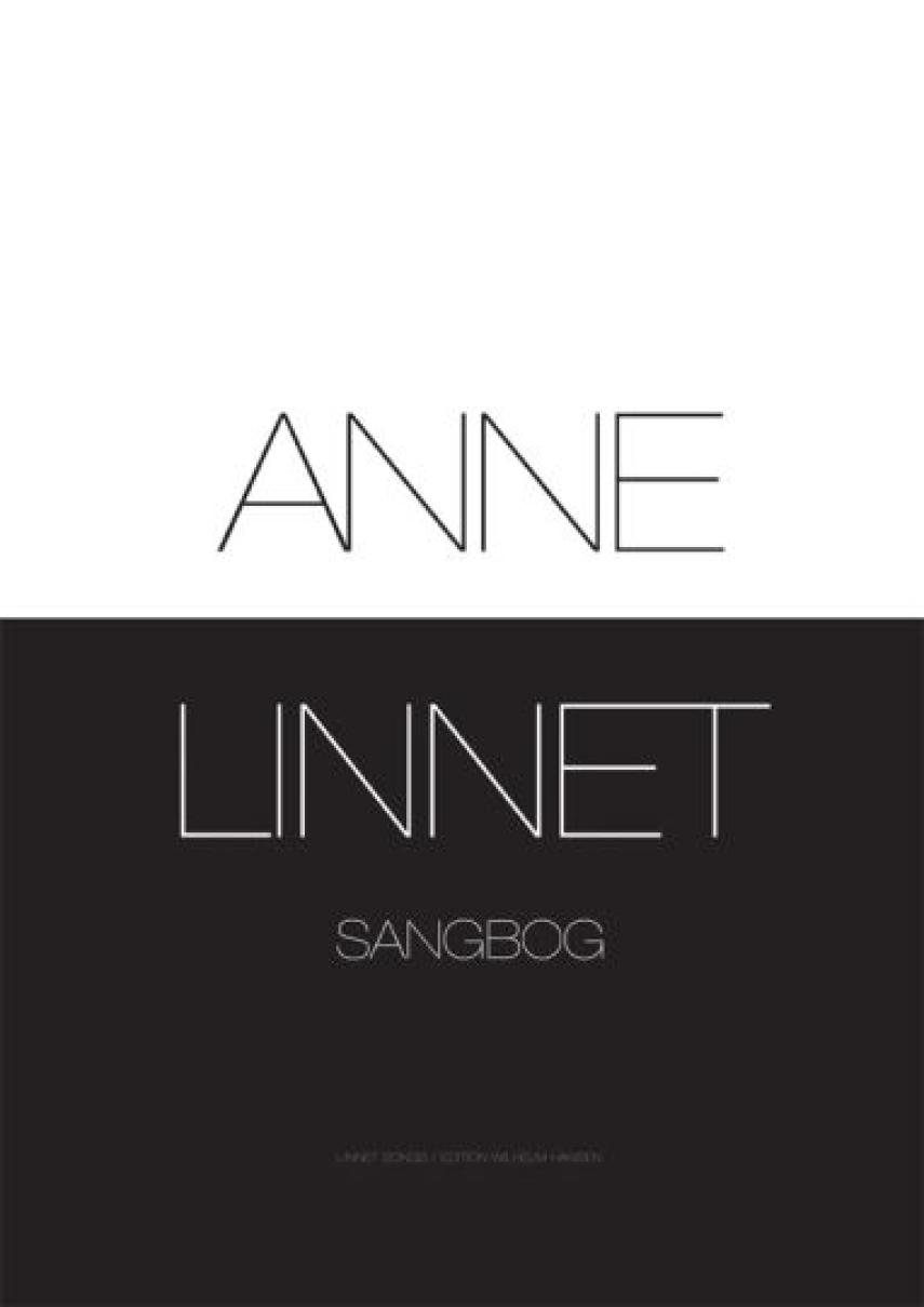 Anne Linnet: Anne Linnet sangbog