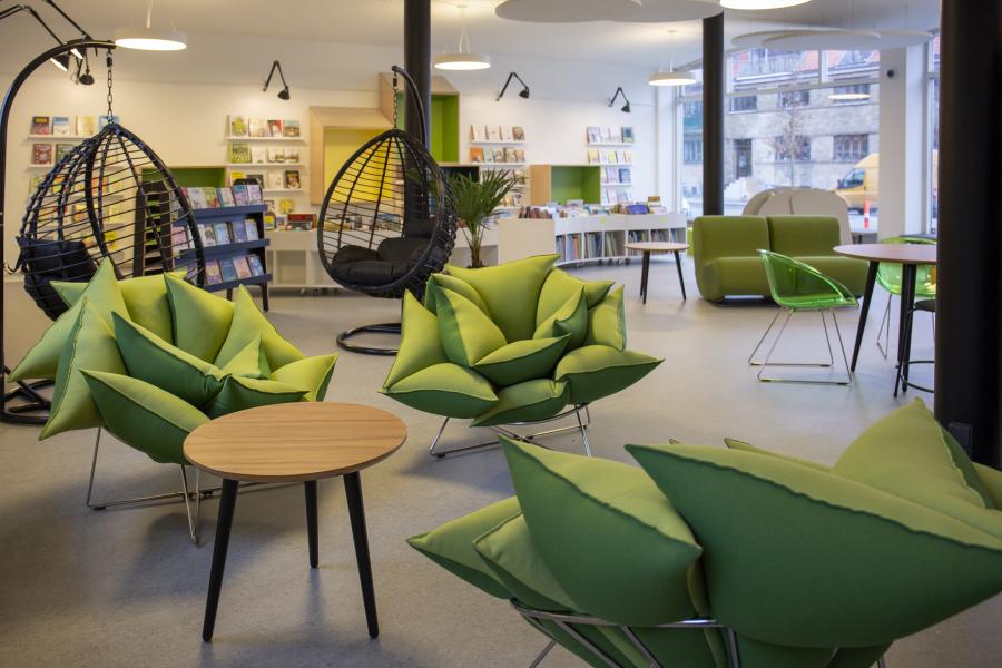 Biblioteket Godthåbsvej får ny indretning